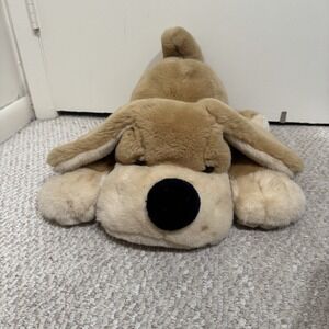 FAO Schwarz Patrick The Pup Plush Hound Dog Stuffed Animal 20" Soft Cuddly Clean